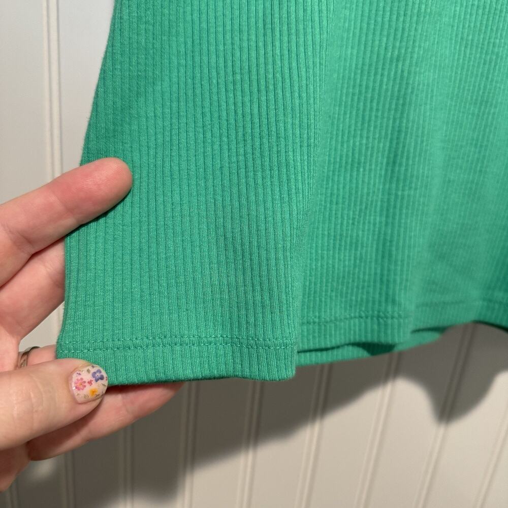 J Crew Rib Polo Shirt Kelly Green Spring Classic Golf Size XL - Picture 3 of 6